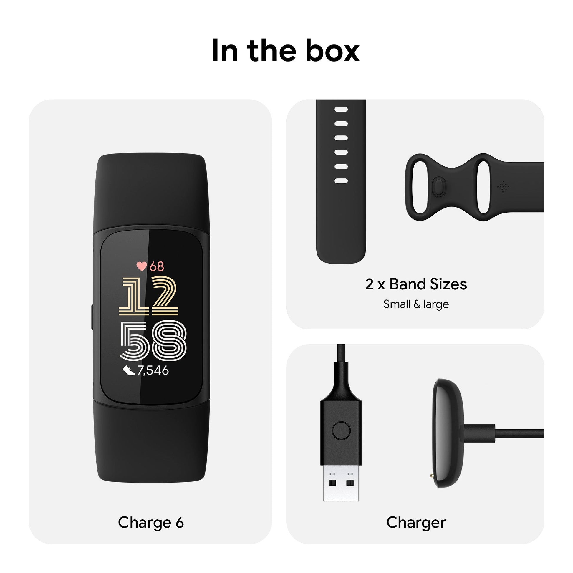 Fitbit Charge 6, Black Aluminum - Magic DealsSmart WatchMagic DealsMagic DealsFitbit Charge 6, Black Aluminum06AAGCN2813H1ZO7Smart Watch