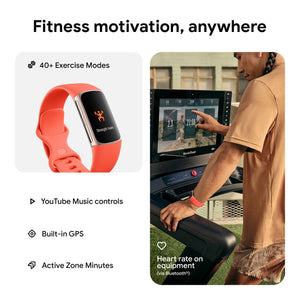 Fitbit Charge 6, Coral/Champagne Gold Aluminum - Magic DealsSmart WatchMagic DealsMagic DealsFitbit Charge 6, Coral/Champagne Gold Aluminum06AAGCN2813H1ZO2Smart Watch
