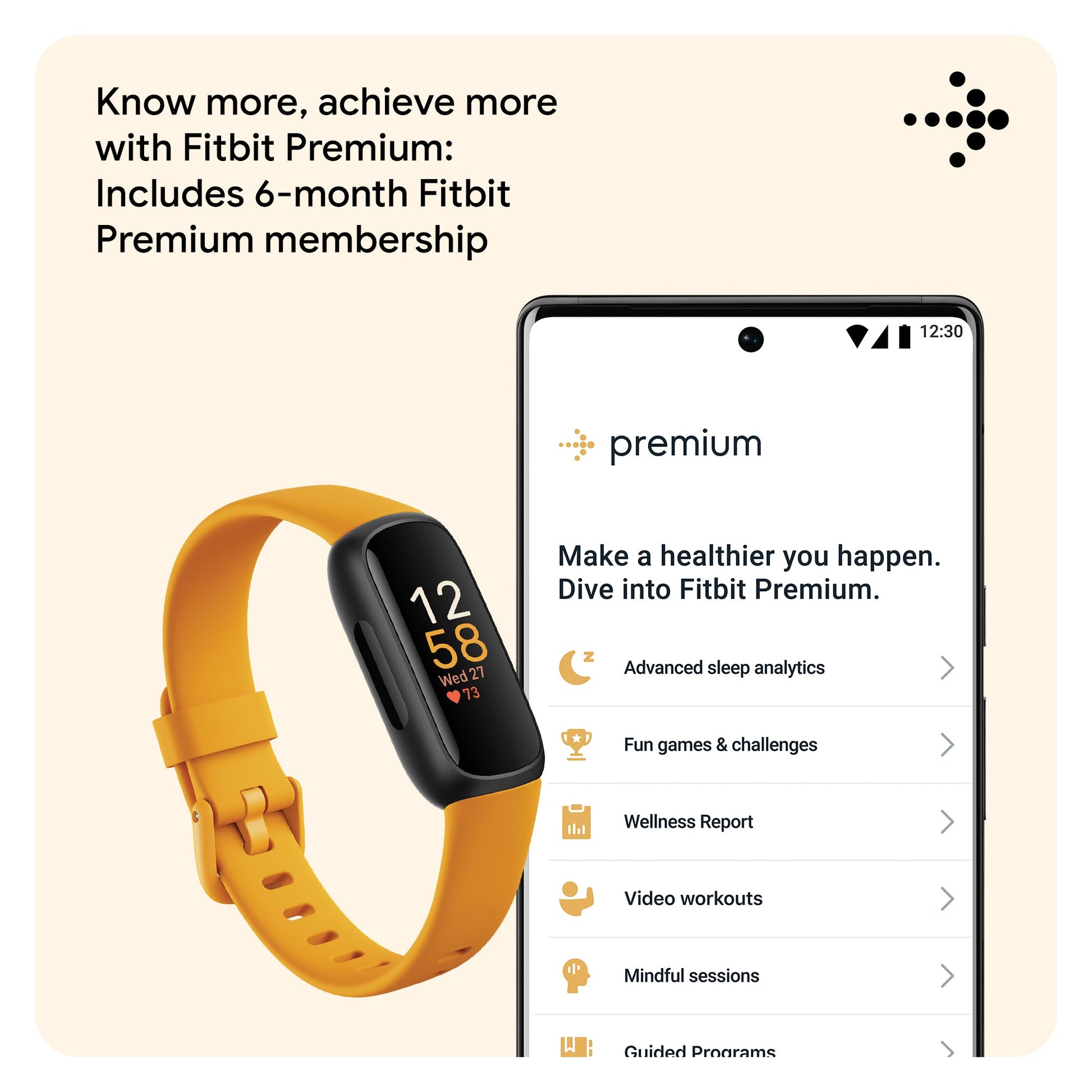 FITBIT Inspire 3 Tracker (Morning Glow / Black) - Magic DealsSmart BandsMagic DealsMagic DealsFITBIT Inspire 3 Tracker (Morning Glow / Black)06AAGCN2813H1ZO6Smart Bands