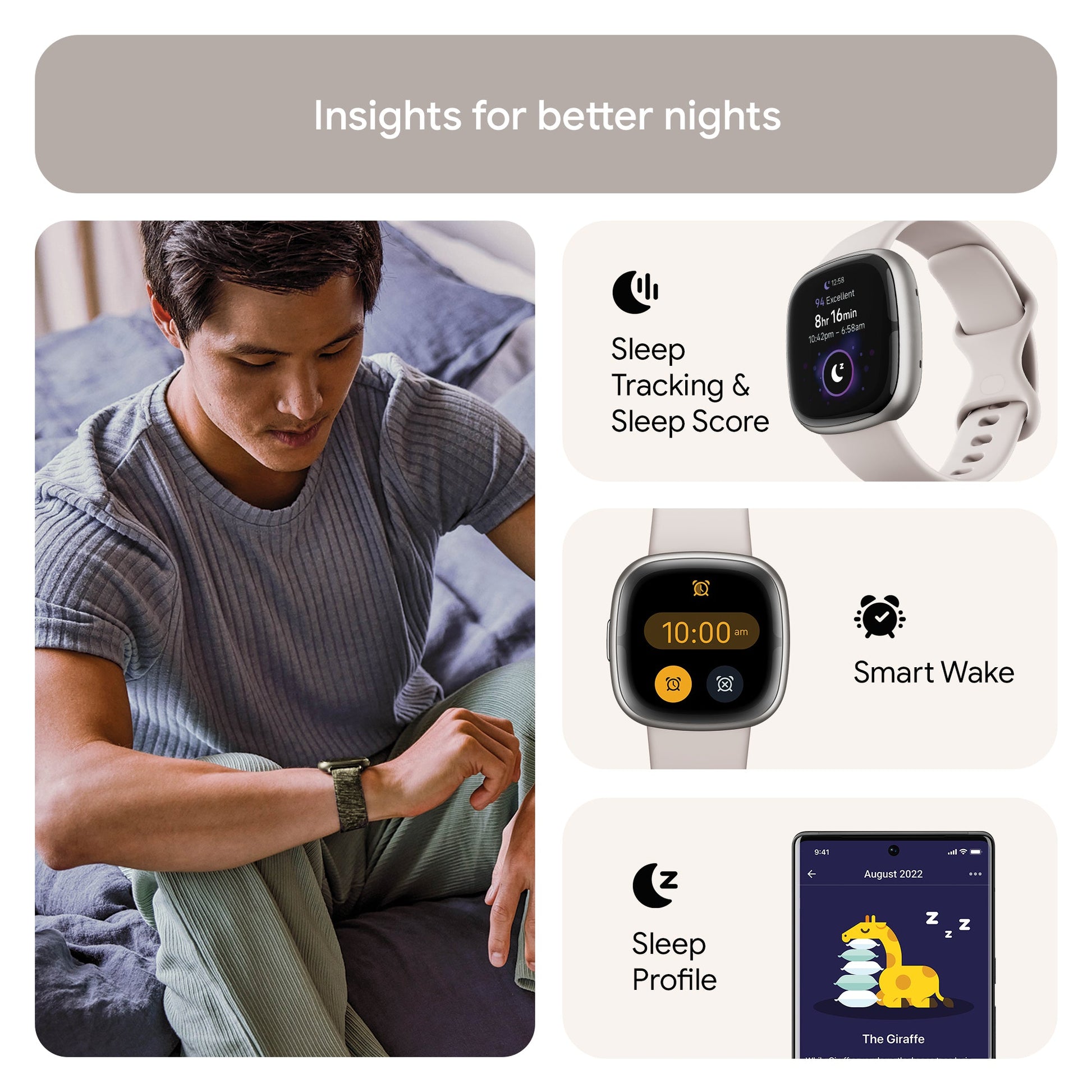 FITBIT Sense 2 Watch (Lunar White / Platinum Aluminium) - Magic DealsSmart WatchMagic DealsMagic DealsFITBIT Sense 2 Watch (Lunar White / Platinum Aluminium)06AAGCN2813H1ZO9Smart Watch