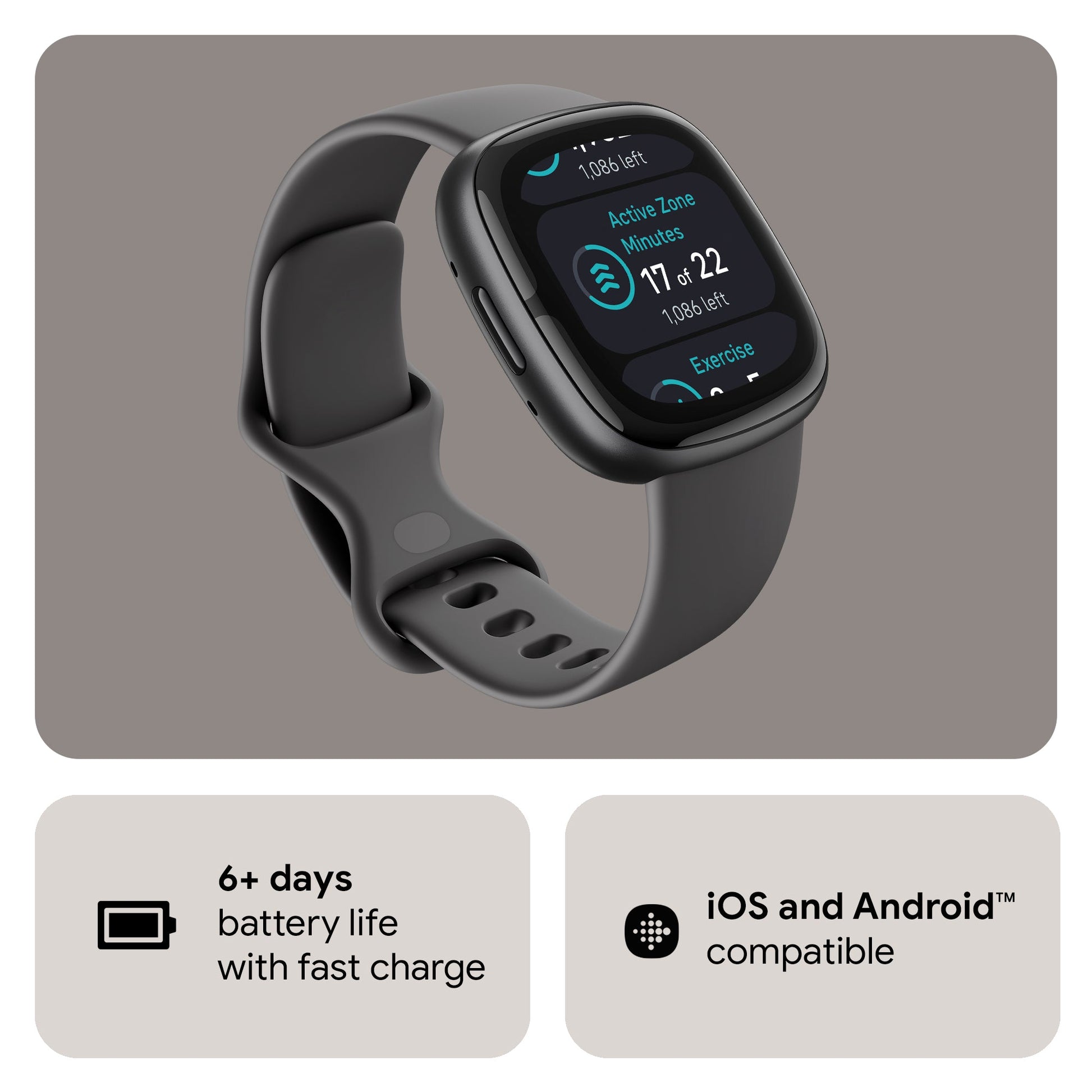 FITBIT Sense 2 Watch (Shadow Grey / Graphite Aluminium) - Magic DealsSmart WatchMagic DealsMagic DealsFITBIT Sense 2 Watch (Shadow Grey / Graphite Aluminium)06AAGCN2813H1ZO2Smart Watch