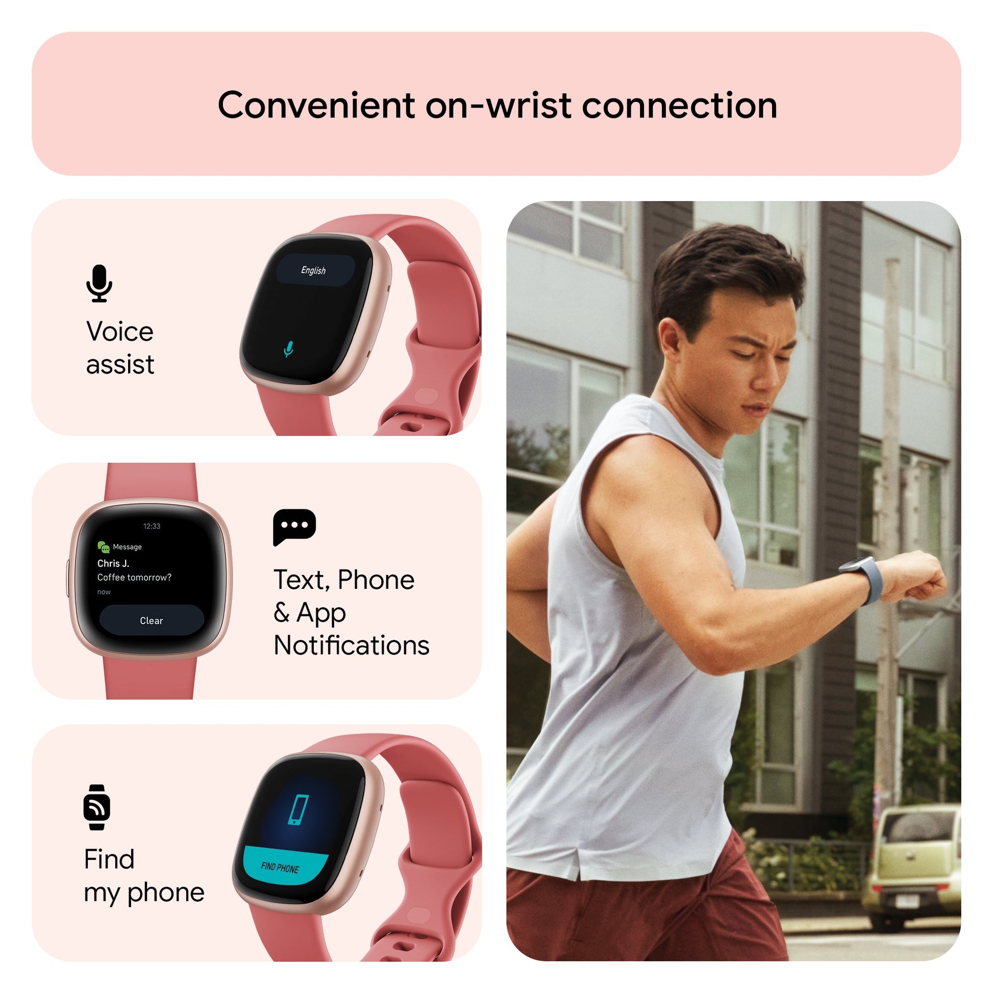 Fitbit Versa 4 Fitness Watch (Pink Aluminium) - Magic DealsSmart WatchMagic DealsMagic DealsFitbit Versa 4 Fitness Watch (Pink Aluminium)06AAGCN2813H1ZO6Smart Watch