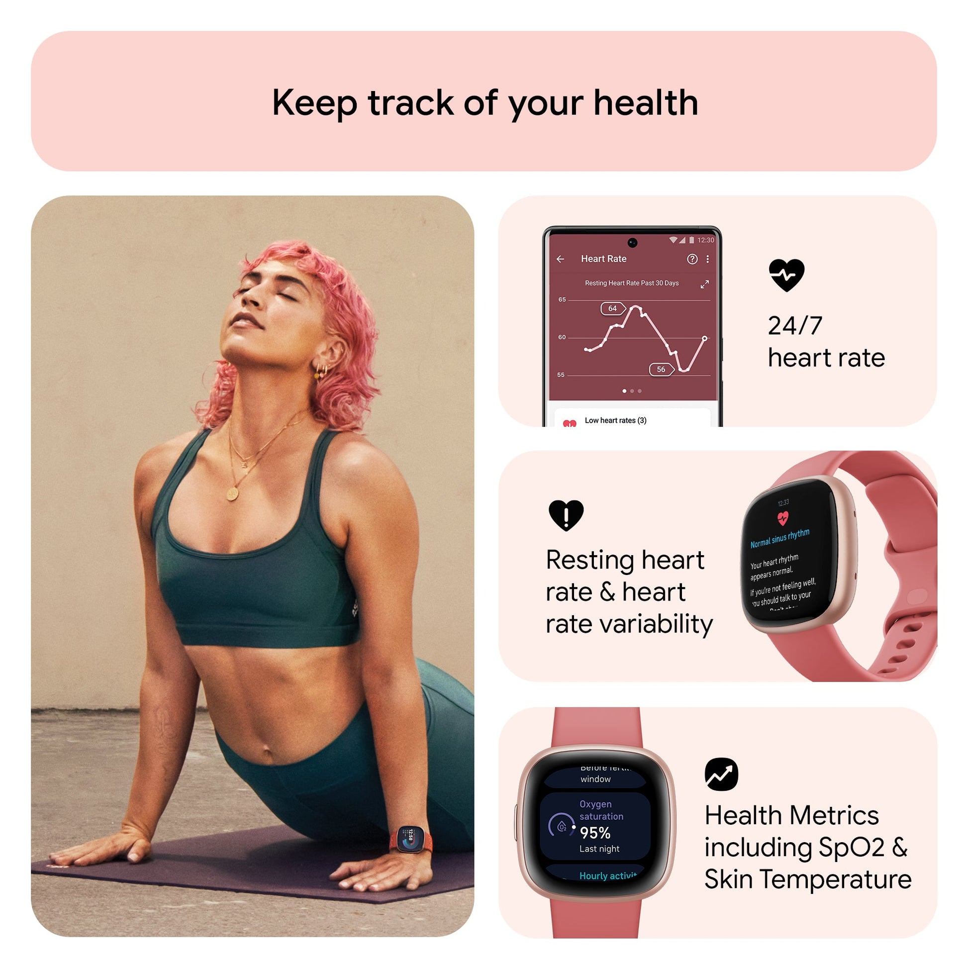 Fitbit Versa 4 Fitness Watch (Pink Aluminium) - Magic DealsSmart WatchMagic DealsMagic DealsFitbit Versa 4 Fitness Watch (Pink Aluminium)06AAGCN2813H1ZO4Smart Watch
