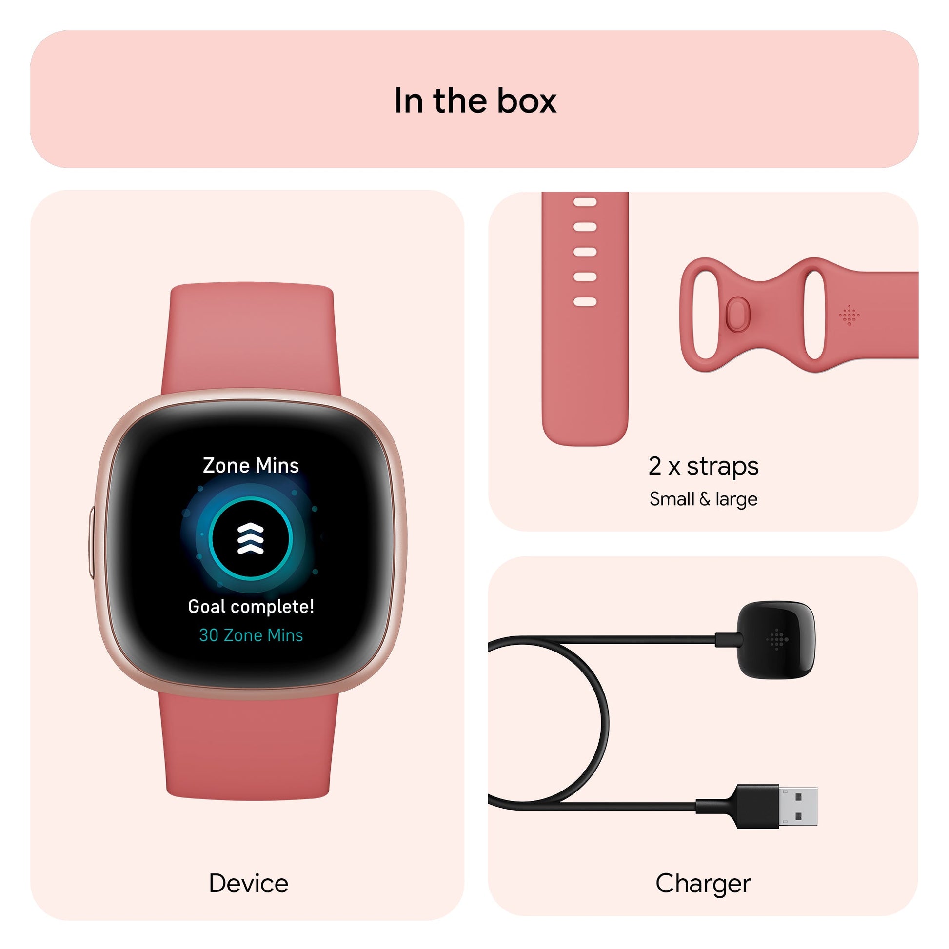 Fitbit Versa 4 Fitness Watch (Pink Aluminium) - Magic DealsSmart WatchMagic DealsMagic DealsFitbit Versa 4 Fitness Watch (Pink Aluminium)06AAGCN2813H1ZO3Smart Watch