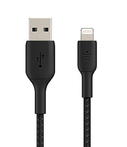 Belkin USB to Lightning Fast charging Braided - 1 Mtr