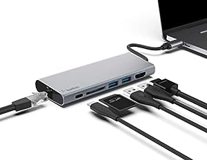 Belkin USB Type-C dock - USB, USB Type-C, HDMI, ethernet and SD card