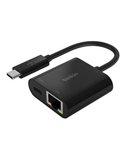 Belkin USB Type-C to Ethernet + PD - Ethernet/USB Type-C