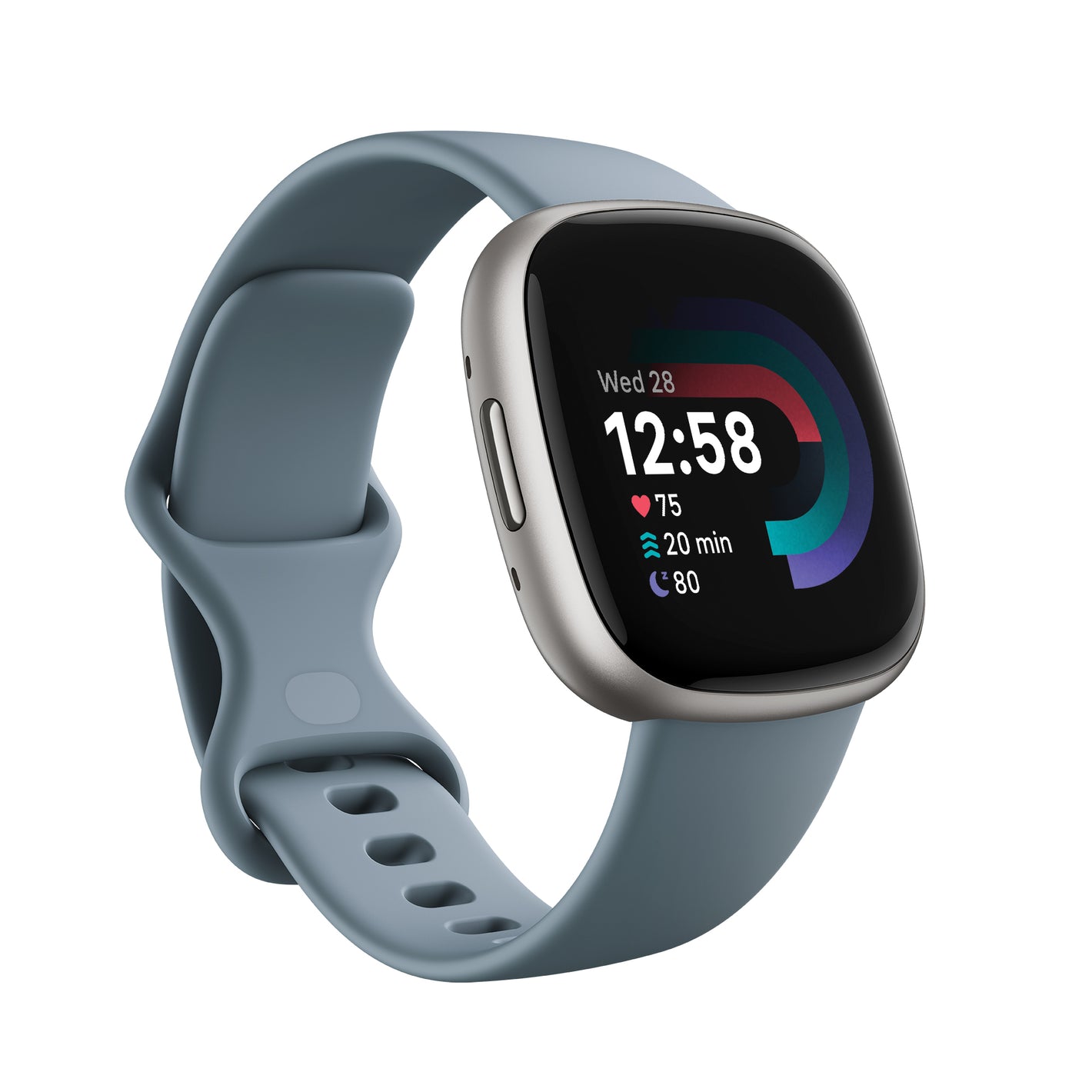 Fitbit Versa 4 Fitness Watch (Blue Aluminium)