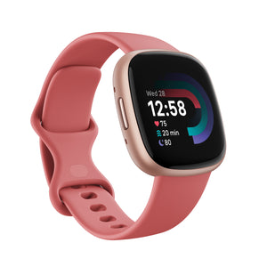 Fitbit Versa 4 Fitness Watch (Pink Aluminium)