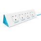 Anchor by Panasonic 22064 6A Power Strip 4 Socket Spike Guard 4 Switch, 4 Mtr (White & Blue), Blue & White, Pack of 2 - Magic DealsExtension BoardMagic DealsMagic DealsAnchor by Panasonic 22064 6A Power Strip 4 Socket Spike Guard 4 Switch, 4 Mtr (White & Blue), Blue & White, Pack of 224 socket extension board