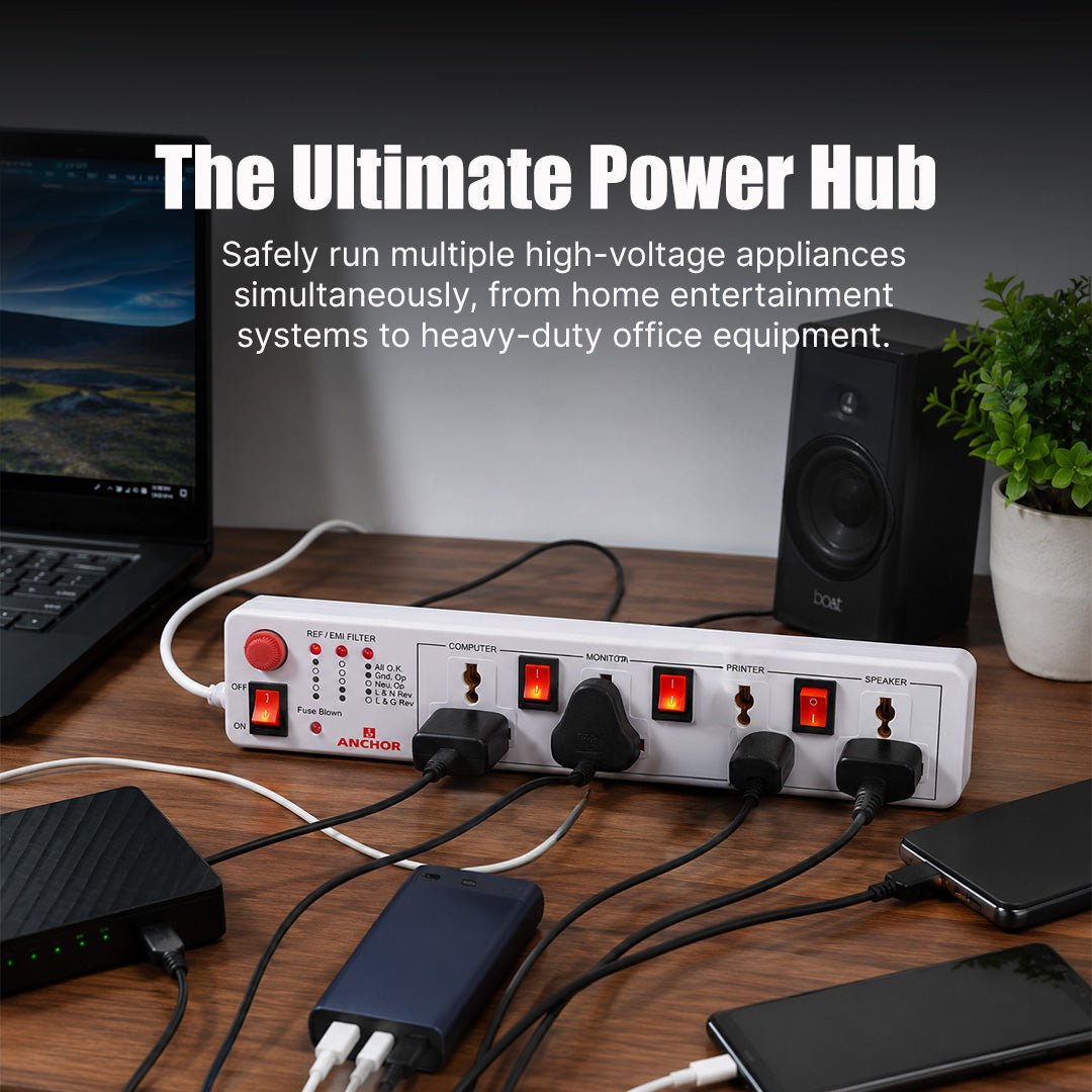 Anchor by Panasonic 4 way 6A Universal Socket with 3 Switch & 1 Master Switch | 1.5 Mtr Extension Cord (22568) - Magic DealsExtension BoardMagic DealsMagic DealsAnchor by Panasonic 4 way 6A Universal Socket with 3 Switch & 1 Master Switch | 1.5 Mtr Extension Cord (22568)890328522568231.5 meter