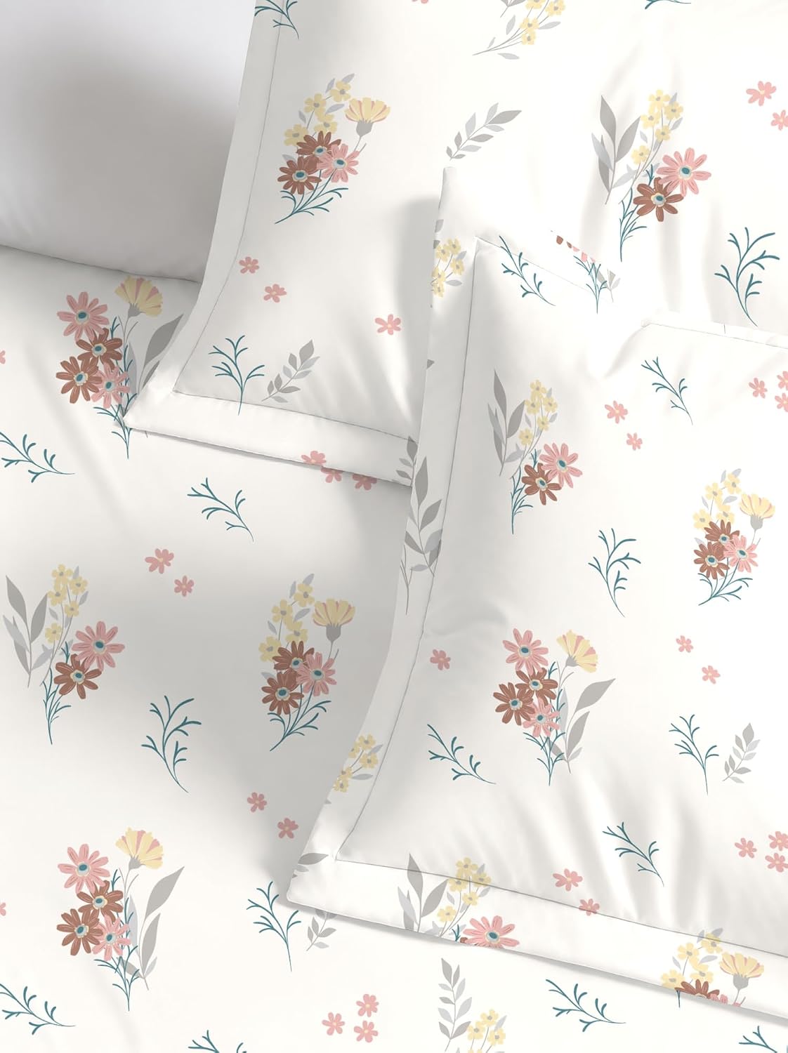 Arvind Essentials Falt Bedsheet King Size 100% Cotton, 180 TC Soft & Breathable Bed Sheet for Double Bed with 2 Pillow Covers (21492, 108x108 Inch) - Magic DealsBed SheetsMagic DealsMagic DealsArvind Essentials Falt Bedsheet King Size 100% Cotton, 180 TC Soft & Breathable Bed Sheet for Double Bed with 2 Pillow Covers (21492, 108x108 Inch)King2Arvind Bedsheeet