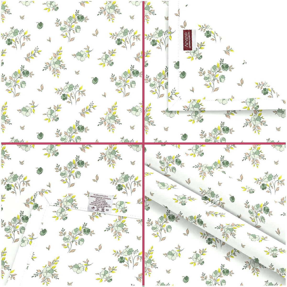 Arvind Essentials Falt Bedsheet King Size 100% Cotton, 180 TCSoft & Breathable Bed Sheet for Double Bed with 2 Pillow Covers (21506, 108x108 Inch) - Magic DealsBed SheetsMagic DealsMagic DealsArvind Essentials Falt Bedsheet King Size 100% Cotton, 180 TCSoft & Breathable Bed Sheet for Double Bed with 2 Pillow Covers (21506, 108x108 Inch)King4Arvind Bedsheeet