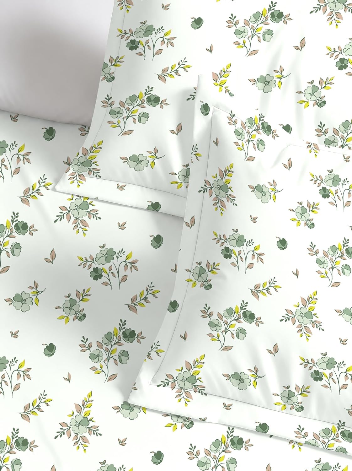 Arvind Essentials Falt Bedsheet King Size 100% Cotton, 180 TCSoft & Breathable Bed Sheet for Double Bed with 2 Pillow Covers (21506, 108x108 Inch) - Magic DealsBed SheetsMagic DealsMagic DealsArvind Essentials Falt Bedsheet King Size 100% Cotton, 180 TCSoft & Breathable Bed Sheet for Double Bed with 2 Pillow Covers (21506, 108x108 Inch)King2Arvind Bedsheeet