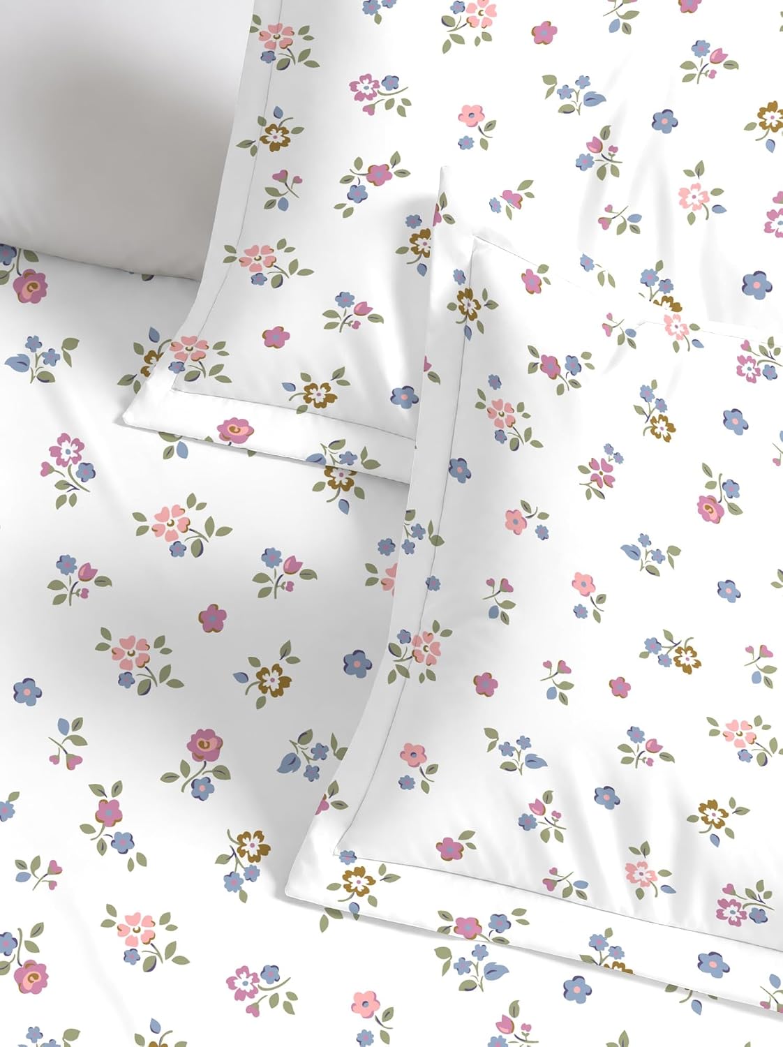Arvind Essentials Flat Bedsheet King Size 100% Cotton, 180 TC Soft & Breathable Bed Sheet for Double Bed with 2 Pillow Covers (21489, 108x108 Inch) - Magic DealsBed SheetsMagic DealsMagic DealsArvind Essentials Flat Bedsheet King Size 100% Cotton, 180 TC Soft & Breathable Bed Sheet for Double Bed with 2 Pillow Covers (21489, 108x108 Inch)King2Arvind Bedsheeet