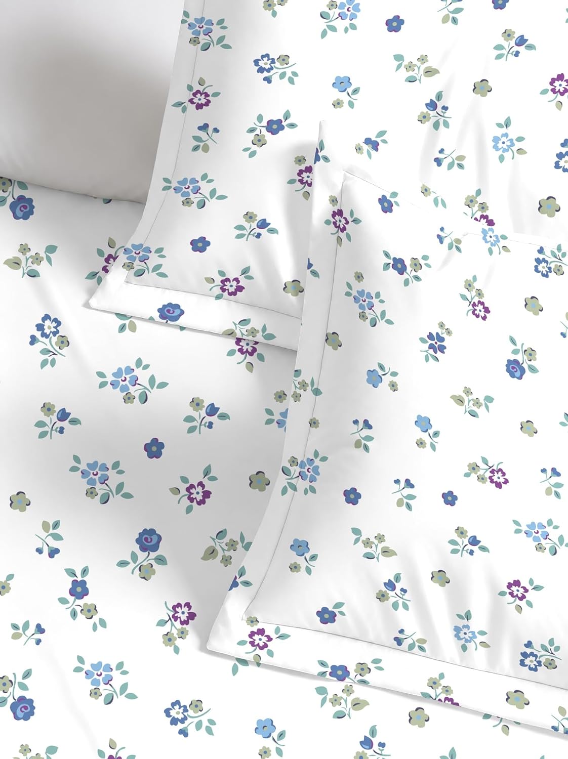 Arvind Essentials Flat Bedsheet King Size 100% Cotton, 180 TC Soft & Breathable Bed Sheet for Double Bed with 2 Pillow Covers (21490, 108x108 Inch) - Magic DealsBed SheetsMagic DealsMagic DealsArvind Essentials Flat Bedsheet King Size 100% Cotton, 180 TC Soft & Breathable Bed Sheet for Double Bed with 2 Pillow Covers (21490, 108x108 Inch)Queen2Arvind Bedsheeet