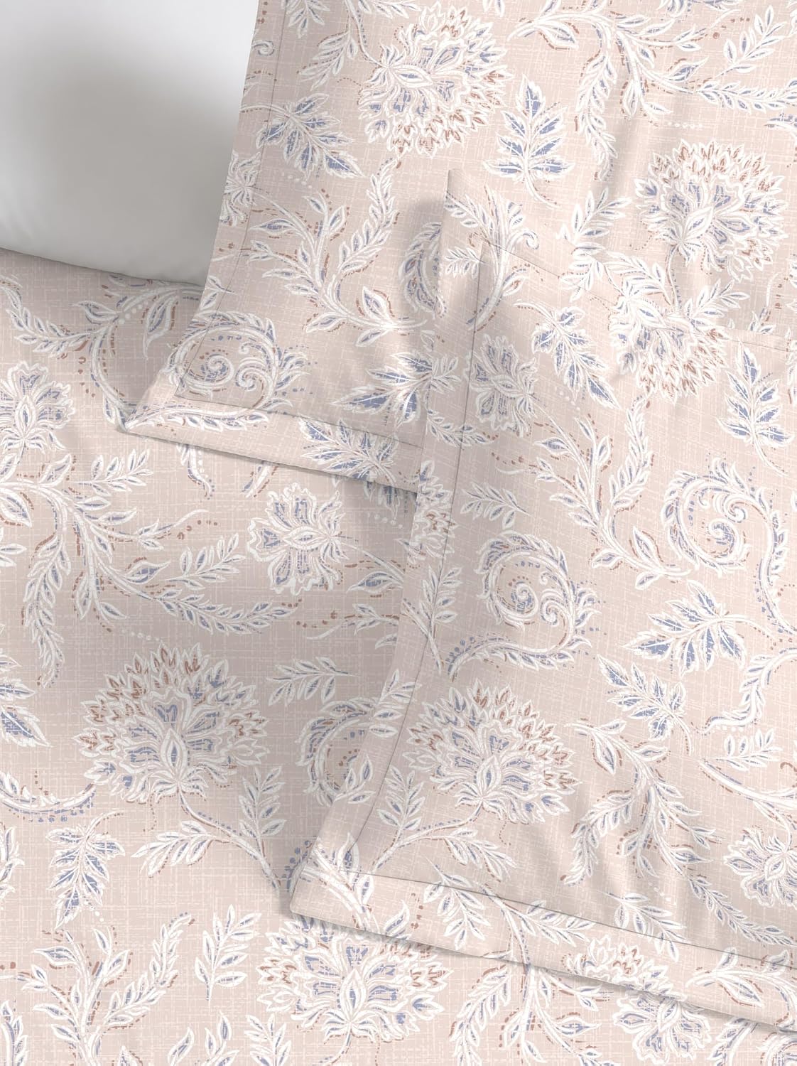 Arvind Essentials Flat Bedsheet King Size 100% Cotton, 180 TC Soft & Breathable Bed Sheet for Double Bed with 2 Pillow Covers (21499, 108x108 Inch) - Magic DealsBed SheetsMagic DealsMagic DealsArvind Essentials Flat Bedsheet King Size 100% Cotton, 180 TC Soft & Breathable Bed Sheet for Double Bed with 2 Pillow Covers (21499, 108x108 Inch)King2Arvind Bedsheeet