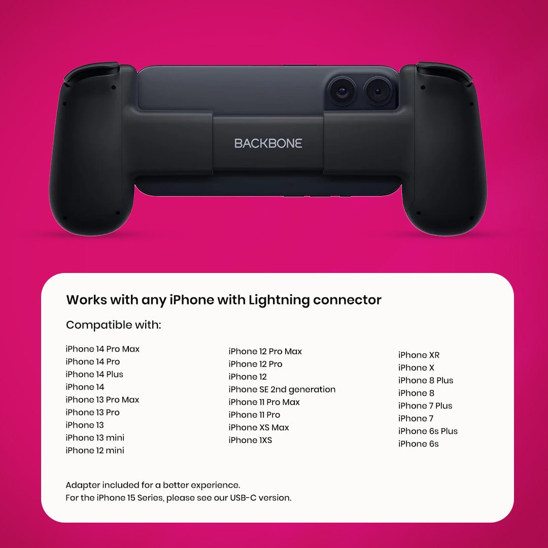 Backbone Gen - 1 Mobile Gaming Controller - Magic DealsGaming ControllerMagic DealsMagic DealsBackbone Gen - 1 Mobile Gaming Controller7Gaming Controller