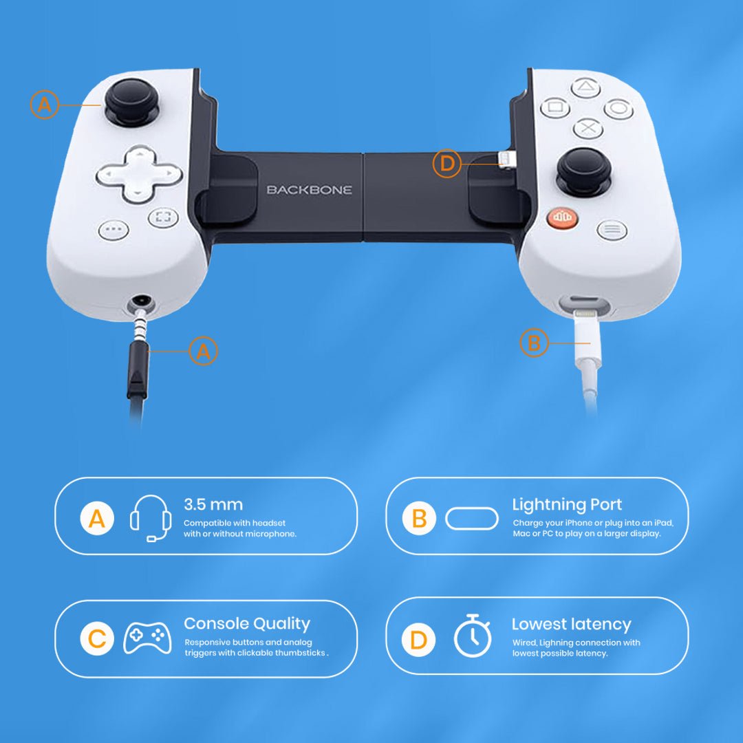 Backbone Gen - 1 Mobile Gaming Controller - Magic DealsGaming ControllerMagic DealsMagic DealsBackbone Gen - 1 Mobile Gaming Controller6Gaming Controller