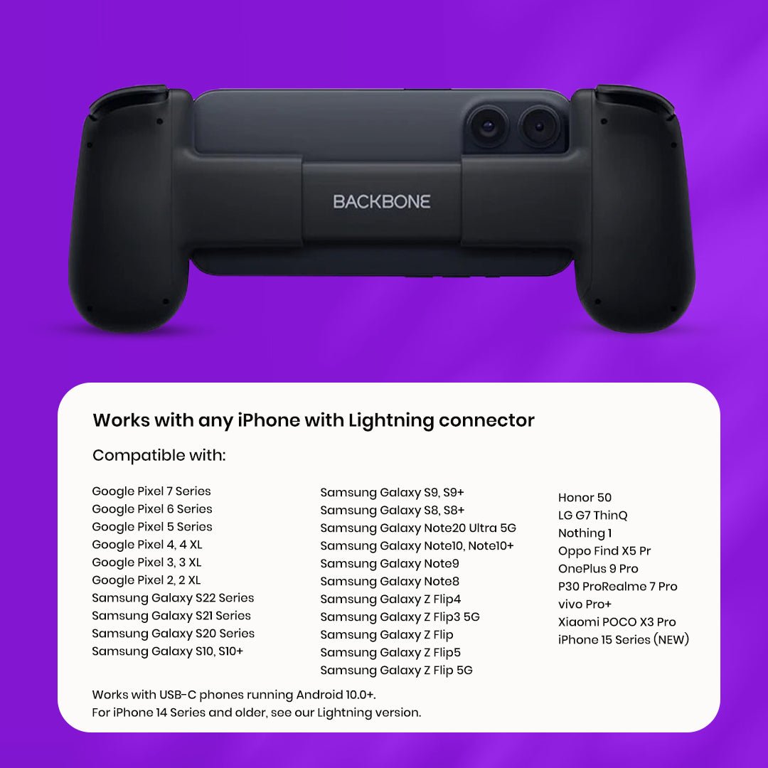 Backbone Gen - 2 Mobile Gaming Controller - Magic DealsGaming ControllerMagic DealsMagic DealsBackbone Gen - 2 Mobile Gaming Controller7Gaming Controller