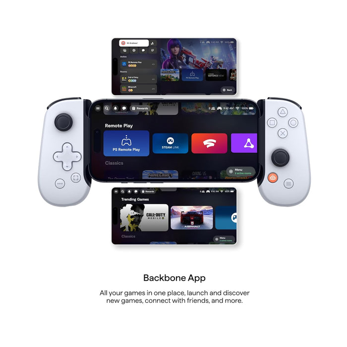 Backbone One Mobile Gaming Controller for iPhone (Lightning) - Playstation Edition - Turn Your iPhone into a Gaming Console - Play Xbox, Playstation, Call of Duty, Roblox, Genshin Impact & More - Magic DealsGaming ControllerMagic DealsMagic DealsBackbone One Mobile Gaming Controller for iPhone (Lightning) - Playstation Edition - Turn Your iPhone into a Gaming Console - Play Xbox, Playstation, Call of Duty, Roblox, Genshin Impact & More6Gaming Controller