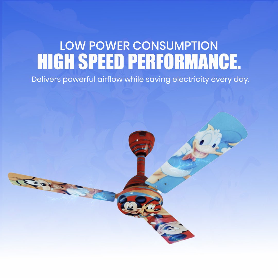 Bajaj Disney Mickey Mouse Friends 72 Watts 1200mm Ceiling Fans - Magic DealsCeiling FanMagic DealsMagic DealsBajaj Disney Mickey Mouse Friends 72 Watts 1200mm Ceiling Fans4ceiling