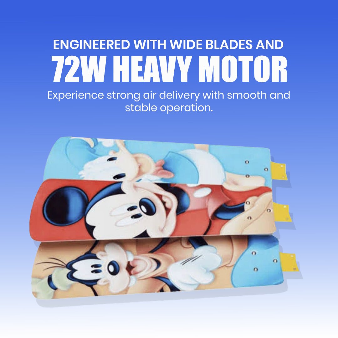 Bajaj Disney Mickey Mouse Friends 72 Watts 1200mm Ceiling Fans - Magic DealsCeiling FanMagic DealsMagic DealsBajaj Disney Mickey Mouse Friends 72 Watts 1200mm Ceiling Fans3ceiling