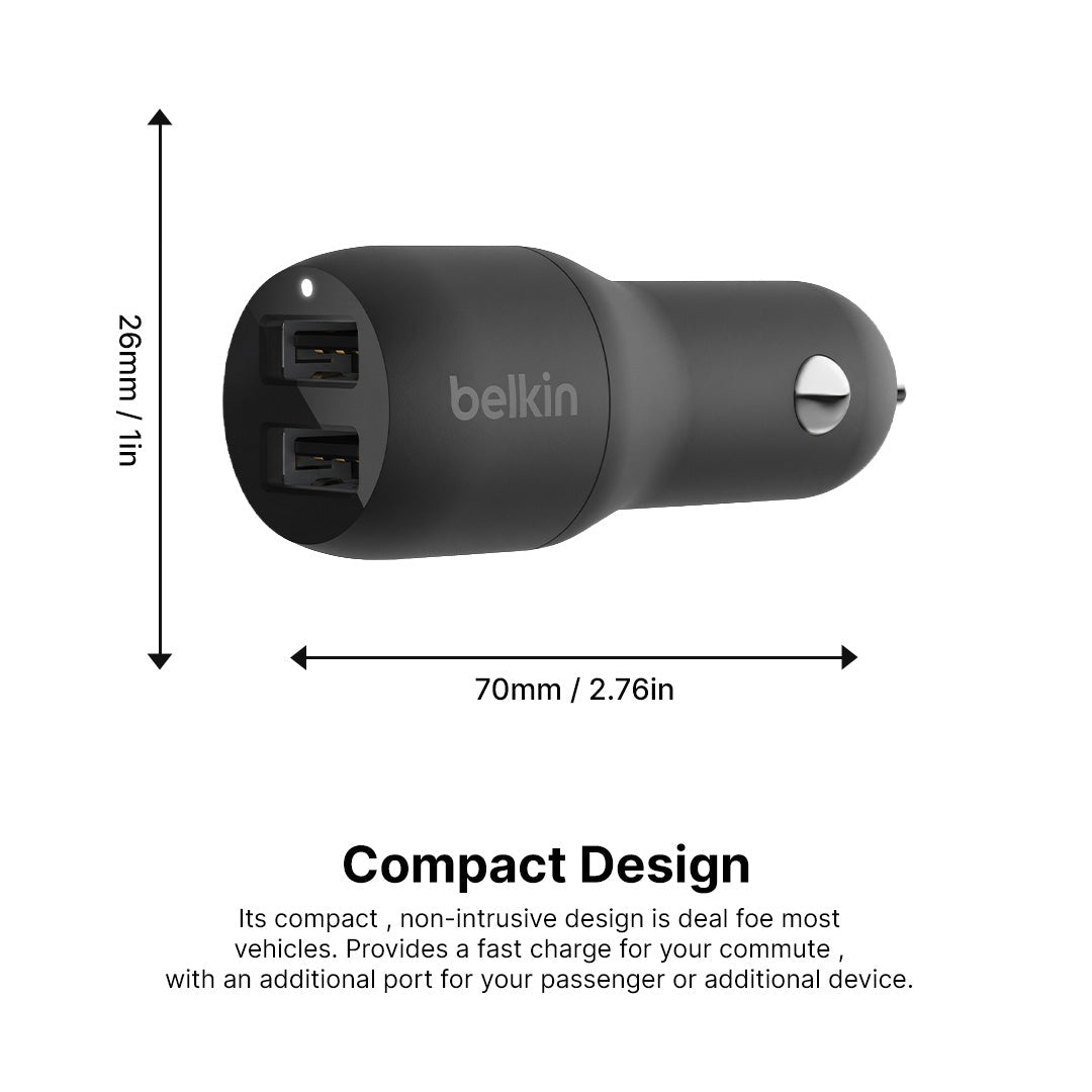 Belkin 2 USB - 24W Fast charging - Magic DealsMobile AccessoriesMagic DealsMagic DealsBelkin 2 USB - 24W Fast charging06AAGCN2813H1ZO5