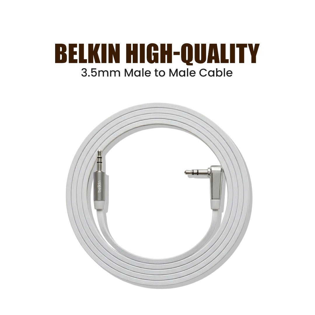 Belkin 3.5 mm male to 3.5 mm Male Nickle Platted - 1.2 Meter - Magic DealsIT AccessoriesMagic DealsMagic DealsBelkin 3.5 mm male to 3.5 mm Male Nickle Platted - 1.2 Meter06AAGCN2813H1ZO2