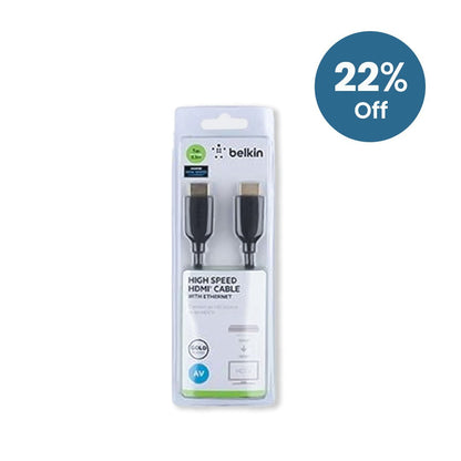 Belkin HDMI Cable Gold Platted - 1 Meter - Magic DealsIT AccessoriesMagic DealsMagic DealsBelkin HDMI Cable Gold Platted - 1 Meter06AAGCN2813H1ZO1