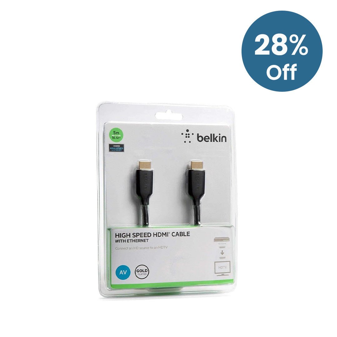 Belkin HDMI Cable Gold Platted - 5 Meter - Magic DealsIT AccessoriesMagic DealsMagic DealsBelkin HDMI Cable Gold Platted - 5 Meter06AAGCN2813H1ZO1