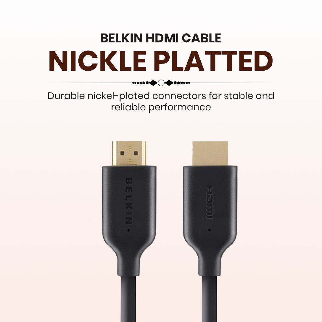 Belkin HDMI Cable Nickle Platted - 1 Meter - Magic DealsIT AccessoriesMagic DealsMagic DealsBelkin HDMI Cable Nickle Platted - 1 Meter06AAGCN2813H1ZO2