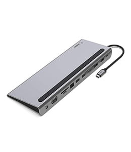Belkin USB - C 11 - in - 1 Multiport Dock - HDMI, DisplayPort, VGA, 3.5 mm Audio, SD/MSD card reader, Ethernet, USB - A, USB Type - C - Magic DealsPeripheralMagic DealsMagic DealsBelkin USB - C 11 - in - 1 Multiport Dock - HDMI, DisplayPort, VGA, 3.5 mm Audio, SD/MSD card reader, Ethernet, USB - A, USB Type - C06AAGCN2813H1ZO1