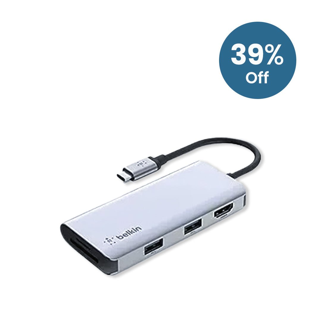 Belkin USB Type - C 5 in 1 dock - 2 USB A, HDMI, SD & micro SD card - Magic DealsPeripheralMagic DealsMagic DealsBelkin USB Type - C 5 in 1 dock - 2 USB A, HDMI, SD & micro SD card06AAGCN2813H1ZO1