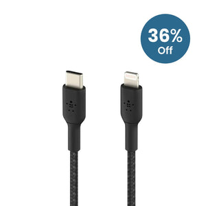 Belkin USB Type - C to Lightning Fast charging Braided - 1 Mtr - Magic DealsMobile AccessoriesMagic DealsMagic DealsBelkin USB Type - C to Lightning Fast charging Braided - 1 Mtr06AAGCN2813H1ZO1