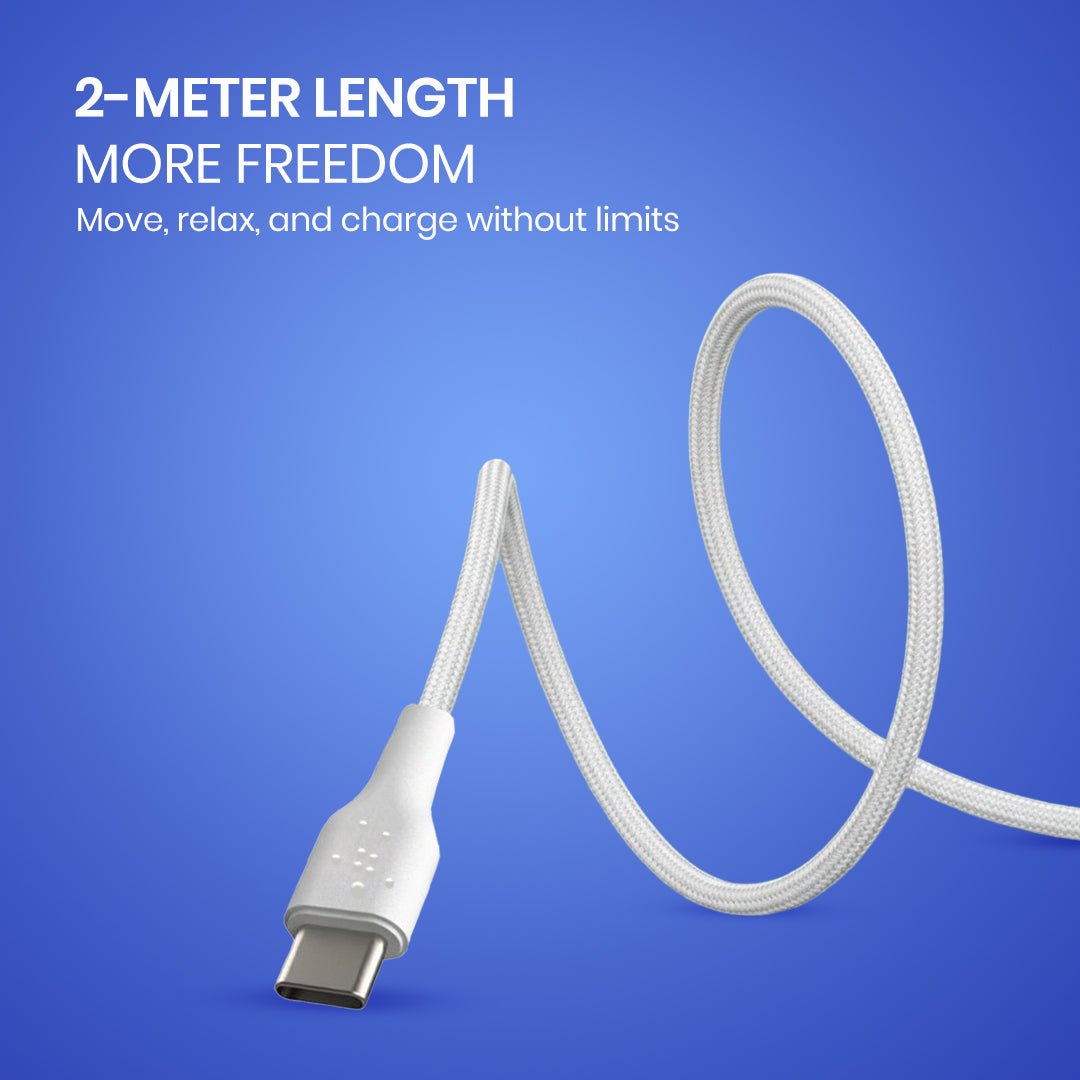 Belkin USB Type - C to Lightning Fast charging Braided - 2 Mtr - Magic DealsMobile AccessoriesMagic DealsMagic DealsBelkin USB Type - C to Lightning Fast charging Braided - 2 Mtr06AAGCN2813H1ZO5