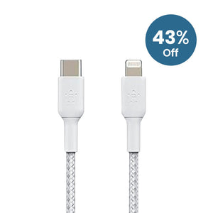 Belkin USB Type - C to Lightning Fast charging Braided - 2 Mtr - Magic DealsMobile AccessoriesMagic DealsMagic DealsBelkin USB Type - C to Lightning Fast charging Braided - 2 Mtr06AAGCN2813H1ZO1