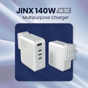 JINX Multiport GaN Charger 140W - Magic DealsChargersMagic DealsMagic DealsJINX Multiport GaN Charger 140W06AAGCN2813H1ZO2Chargers