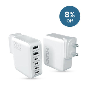 JINX Multiport GaN Charger 200W - Magic DealsChargersMagic DealsMagic DealsJINX Multiport GaN Charger 200W06AAGCN2813H1ZO1Chargers