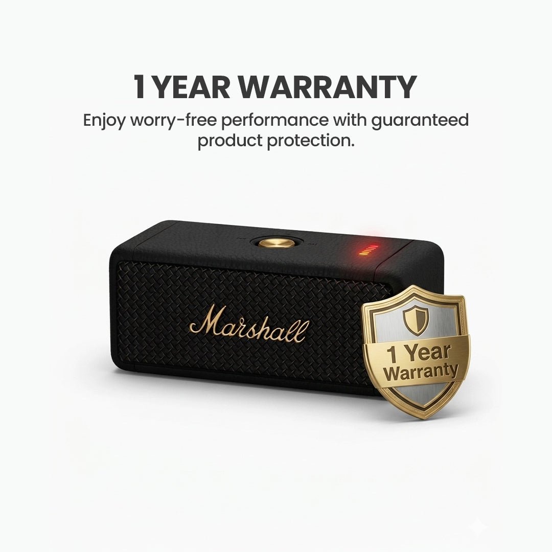 Marshall Emberton II 20 W Wireless Bluetooth Portable Outdoor Speaker (Black & Brass) - Magic DealsSpeakersMagic DealsMagic DealsMarshall Emberton II 20 W Wireless Bluetooth Portable Outdoor Speaker (Black & Brass)8bluetooth speaker