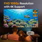 OTEK Galaxy FHD Smart Projector, Inbuilt Netflix & Prime, 1080P Native, 4K Support, Android 13, 10000 Lumens, Auto Focus & Keystone, WiFi 6 & Bluetooth, 250” Display, Portable Home Cinema, White - Magic DealsProjectorsMagic Deals Magic DealsOTEK Galaxy FHD Smart Projector, Inbuilt Netflix & Prime, 1080P Native, 4K Support, Android 13, 10000 Lumens, Auto Focus & Keystone, WiFi 6 & Bluetooth, 250” Display, Portable Home Cinema, White5fhd smart projector