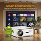 OTEK Galaxy FHD Smart Projector, Inbuilt Netflix & Prime, 1080P Native, 4K Support, Android 13, 10000 Lumens, Auto Focus & Keystone, WiFi 6 & Bluetooth, 250” Display, Portable Home Cinema, White - Magic DealsProjectorsMagic Deals Magic DealsOTEK Galaxy FHD Smart Projector, Inbuilt Netflix & Prime, 1080P Native, 4K Support, Android 13, 10000 Lumens, Auto Focus & Keystone, WiFi 6 & Bluetooth, 250” Display, Portable Home Cinema, White2fhd smart projector