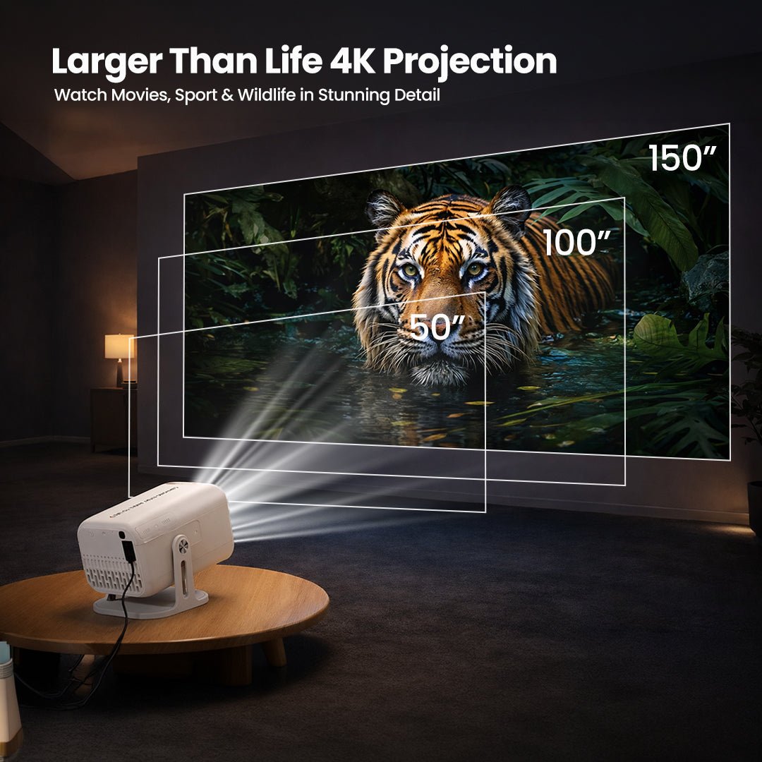 OTEK PIXA1000 Smart Projector, 7000 Lumens, Android 13 ATV, Inbuilt Netflix & Prime, 1080P Full HD, Auto Focus & Keystone, WiFi & BT 5, 150” Display - Magic DealsProjectorsMagic DealsMagic DealsOTEK PIXA1000 Smart Projector, 7000 Lumens, Android 13 ATV, Inbuilt Netflix & Prime, 1080P Full HD, Auto Focus & Keystone, WiFi & BT 5, 150” Display3otek