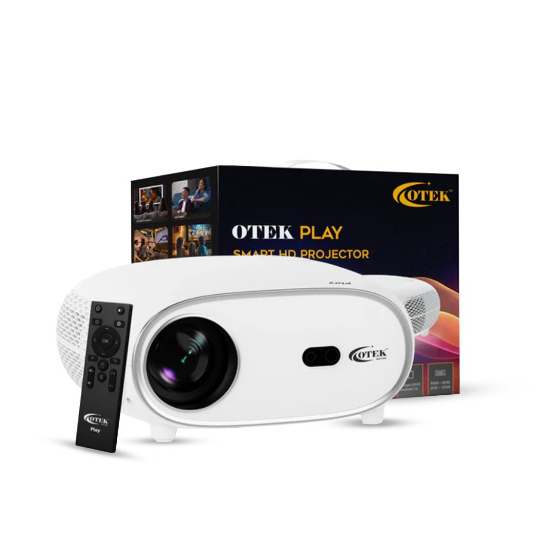 OTEK Play Smart Projector, Inbuilt Netflix & Prime, Android 13, 1080P Native, 4K Support, 7500 Lumens, Auto Focus & Keystone, WiFi & Bluetooth, 5W Speaker, Portable Home Theater Cinema, Whit - Magic DealsProjectorsMagic DealsMagic DealsOTEK Play Smart Projector, Inbuilt Netflix & Prime, Android 13, 1080P Native, 4K Support, 7500 Lumens, Auto Focus & Keystone, WiFi & Bluetooth, 5W Speaker, Portable Home Theater Cinema, Whit1otek