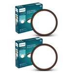 Philips 18W LED Surface Ceiling Light | Decorative IP44 WaterProof Saturn Brown Ceiling Light for Home| Crystal White, Pack of 2 - Magic DealsMagic Deals Magic DealsPhilips 18W LED Surface Ceiling Light | Decorative IP44 WaterProof Saturn Brown Ceiling Light for Home| Crystal White, Pack of 2Pack of 2919215851067_21