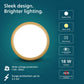 PHILIPS 18W LED Surface Ceiling Light | Decorative IP44 WaterProof Saturn Gold Ceiling Light for Home| Crystal White, Pack of 4 - Magic DealsCeiling LightMagic DealsMagic DealsPHILIPS 18W LED Surface Ceiling Light | Decorative IP44 WaterProof Saturn Gold Ceiling Light for Home| Crystal White, Pack of 49192158510702