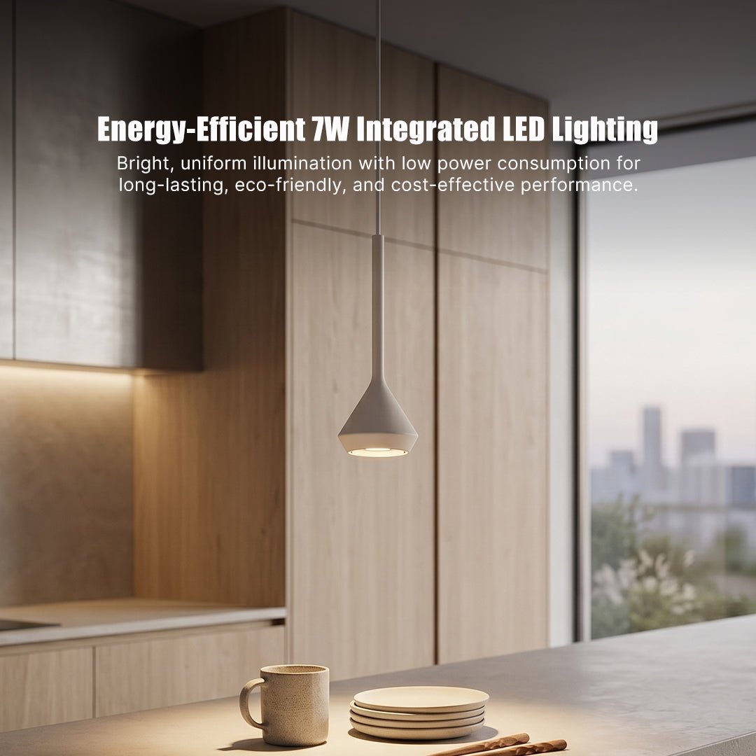 Philips 7W Cornet Pendant Light | Elegant White Finish | Hanging Ceiling Lamp | Modern Decorative Lighting for Living Room, Dining & Bedroom | Pack of 1 - Magic DealsPendant LightMagic DealsMagic DealsPhilips 7W Cornet Pendant Light | Elegant White Finish | Hanging Ceiling Lamp | Modern Decorative Lighting for Living Room, Dining & Bedroom | Pack of 16cornet pendant light