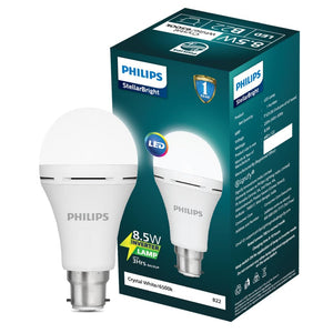Philips 8.5W Emergency LED Bulb | Rechargeable LED Bulb with In-Built Battery Backup | B22 Base | Energy Saving Inverter Bulb for Power Cuts | Cool White | Pack of 24 - Magic DealsEmergency BulbMagic DealsMagic DealsPhilips 8.5W Emergency LED Bulb | Rechargeable LED Bulb with In-Built Battery Backup | B22 Base | Energy Saving Inverter Bulb for Power Cuts | Cool White | Pack of 242