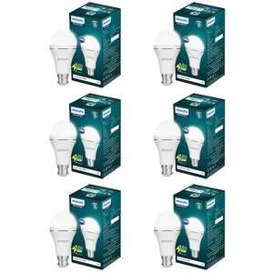 Philips 8.5W Emergency LED Bulb | Stellar Bright B22 Inverter LED Bulb for Power Cuts | Crystal White, Pack of 6 - Magic DealsEmergency BulbMagic DealsMagic DealsPhilips 8.5W Emergency LED Bulb | Stellar Bright B22 Inverter LED Bulb for Power Cuts | Crystal White, Pack of 61