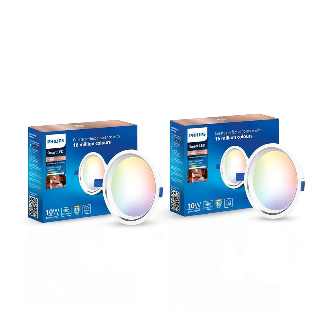 Philips Aura Smart LED Ceiling Light – 10W - Magic DealsCeiling LightMagic DealsMagic DealsPhilips Aura Smart LED Ceiling Light – 10WPack of 27Ceiling Light